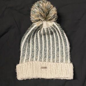 Steve Madden ~ Pom Stocking Hat Cap ~ multi color